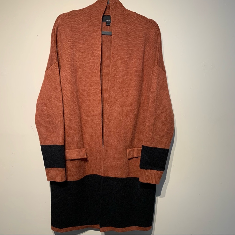 Lumiere soft, oversized, open cardigan L